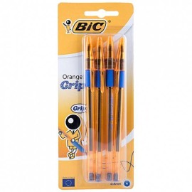 Bic Orange Grip Fine Blue