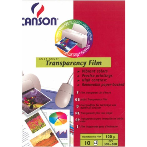 Canson inkjet transparency film