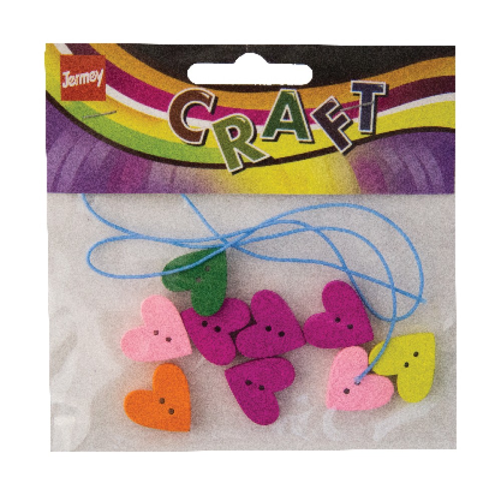 Craft hearts beads