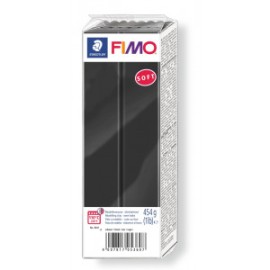 Fimo soft BLACK 454 gram