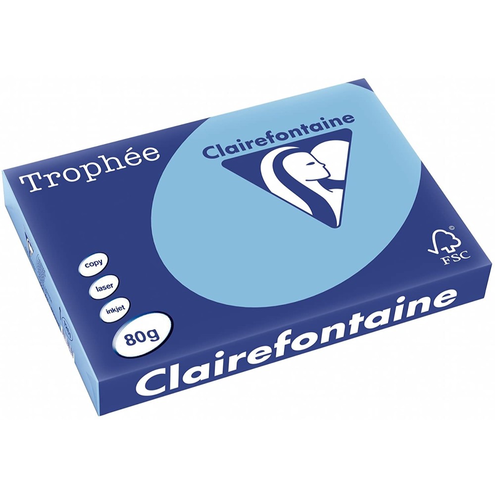 Clairefontaine COLORED PAPER 80 GM 500 SHEET LIGHT BLUE