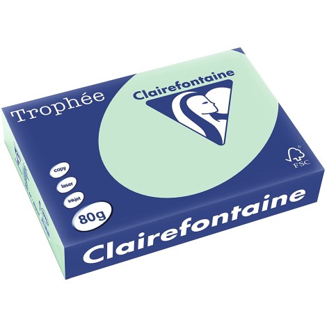 Clairefontaine Trophee Colours Paper 80gsm A4 PASTEL BLUE