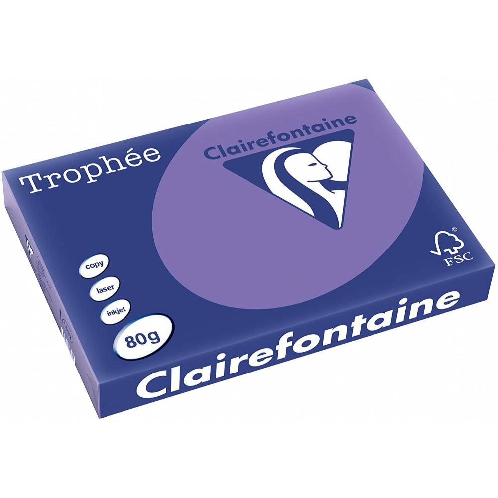 Clairfontaine Colored Paper 80 gm 500 sheets Purple
