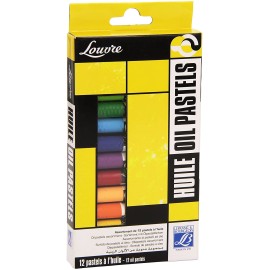 Louvre Oil Pastel Color Set of 12 | Lefranc & Bourgeois