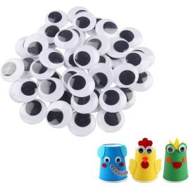 Googly Eyes Round Black & White Eyes