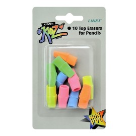 Linex 10 top eraser for pencils 