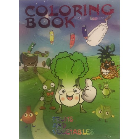 COLORING BOOK FOR KIDS -  VEGETABLES 