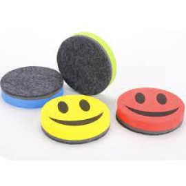 Smiley Face Dry Eraser Whiteboard Or Chalkboard Eraser