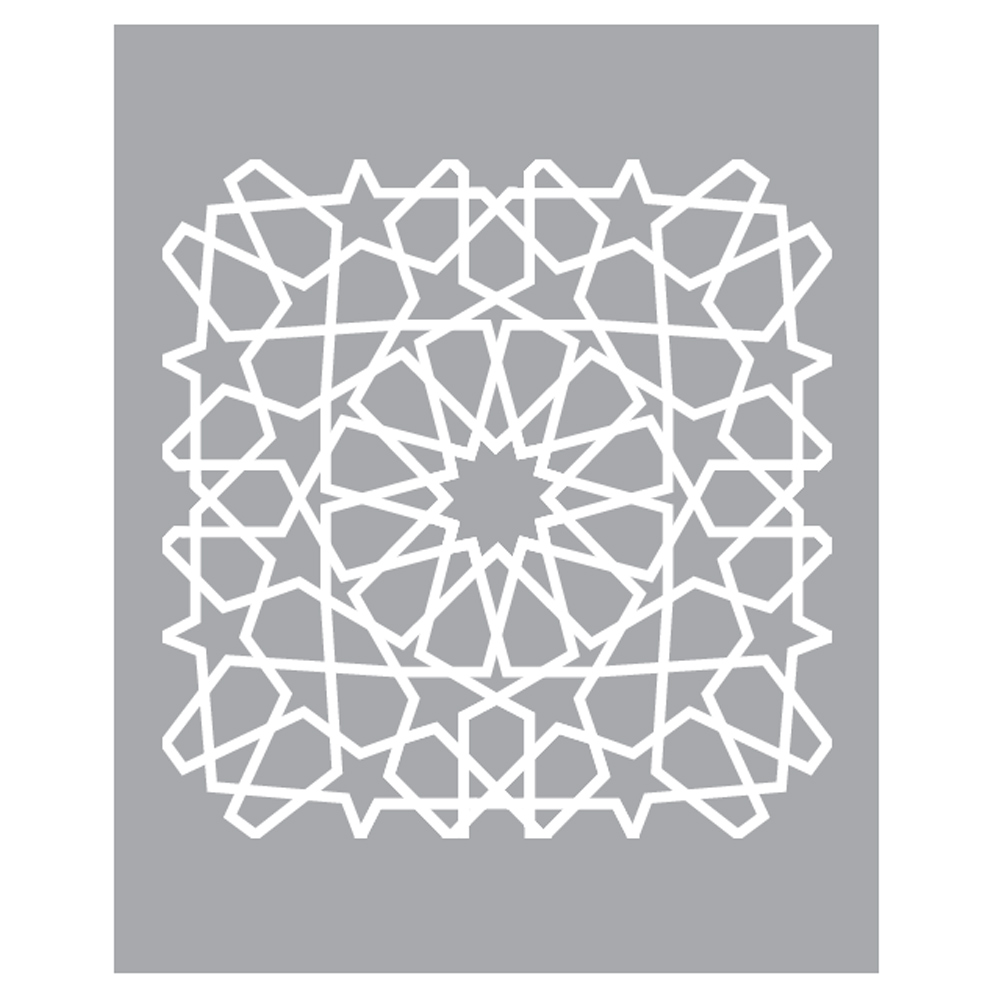 Design Stencil Islamic A3 No.12 | Isomars