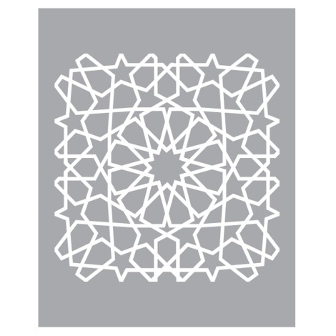 Design Stencil Islamic A3 No.12 | Isomars