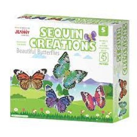 JEANNY SEQUIN CREATIONS BEAUTIFUL BUTTERFLIES