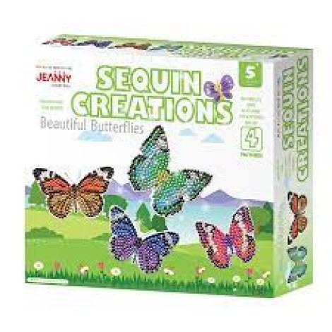 JEANNY SEQUIN CREATIONS BEAUTIFUL BUTTERFLIES