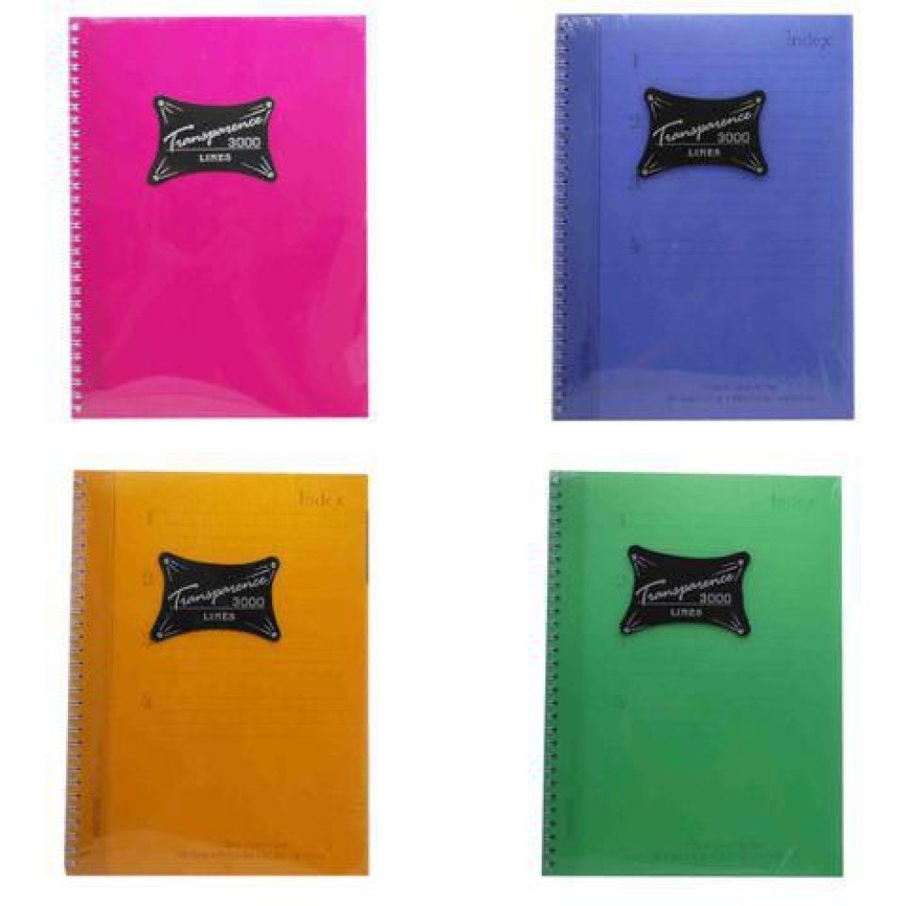 3000 TRANSPERENCE LINES NOTEBOOK