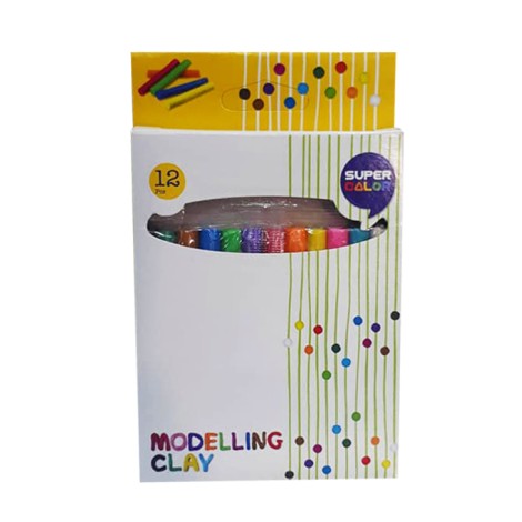 small Modeling clay set of 12 | super color