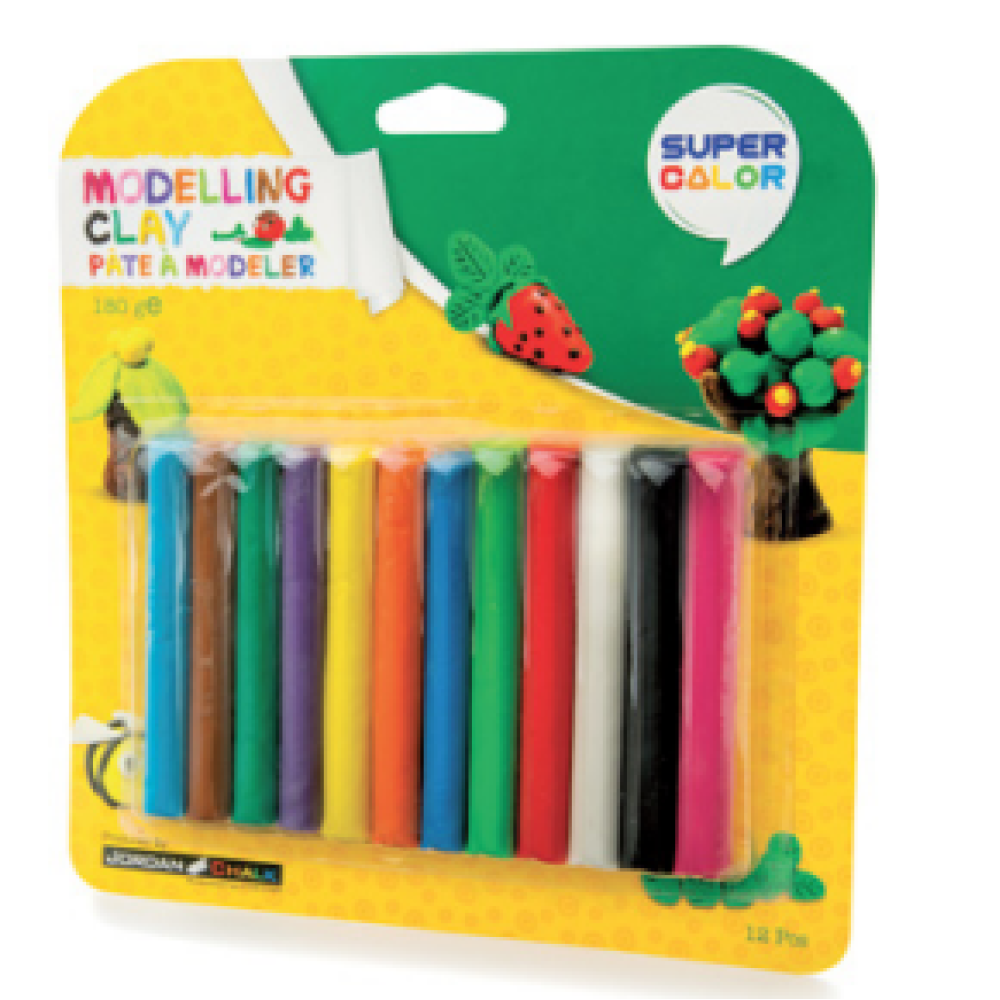 modeling clay set of 12 | super color