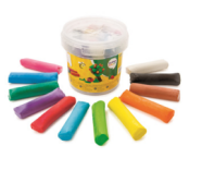 bucket Modeling clay 12 colors | super color