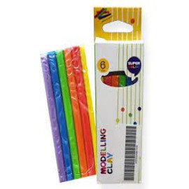 Modeling clay 6 colours - smal