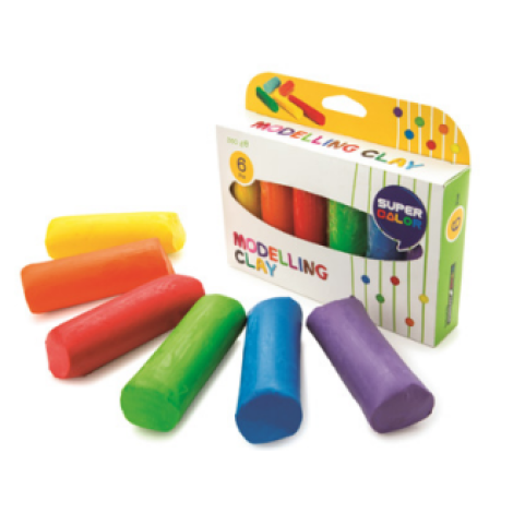 Modeling Clay set of 6 | super color