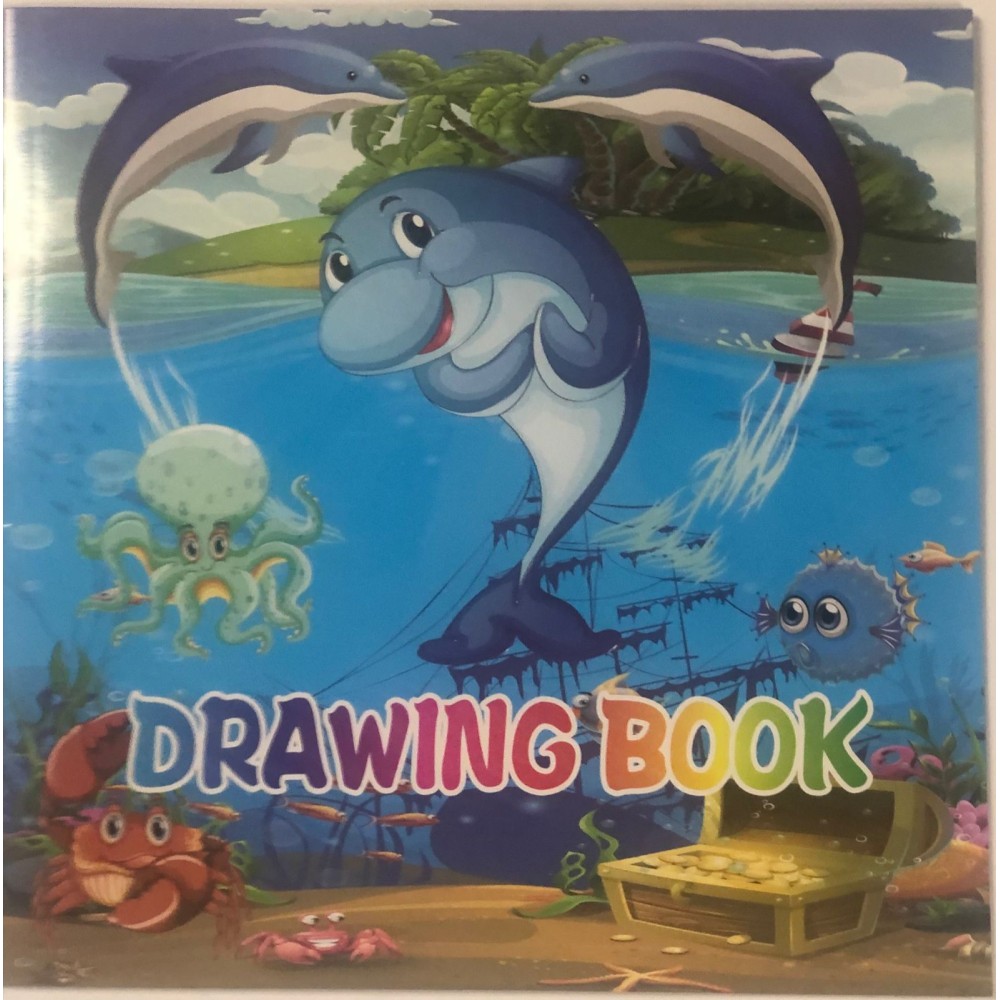 COLORING BOOK FOR KIDS -  FISHES