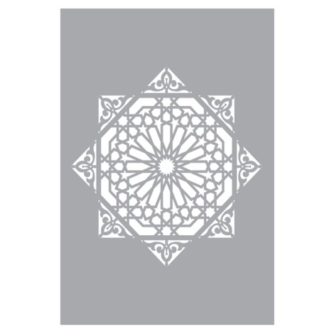 Design Stencil Islamic A4 No.14a | Isomars