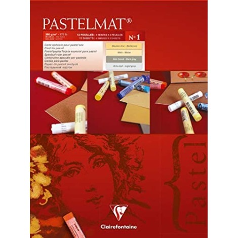 Pastelmat pastel Pad assorted N°1 | Clairefontaine