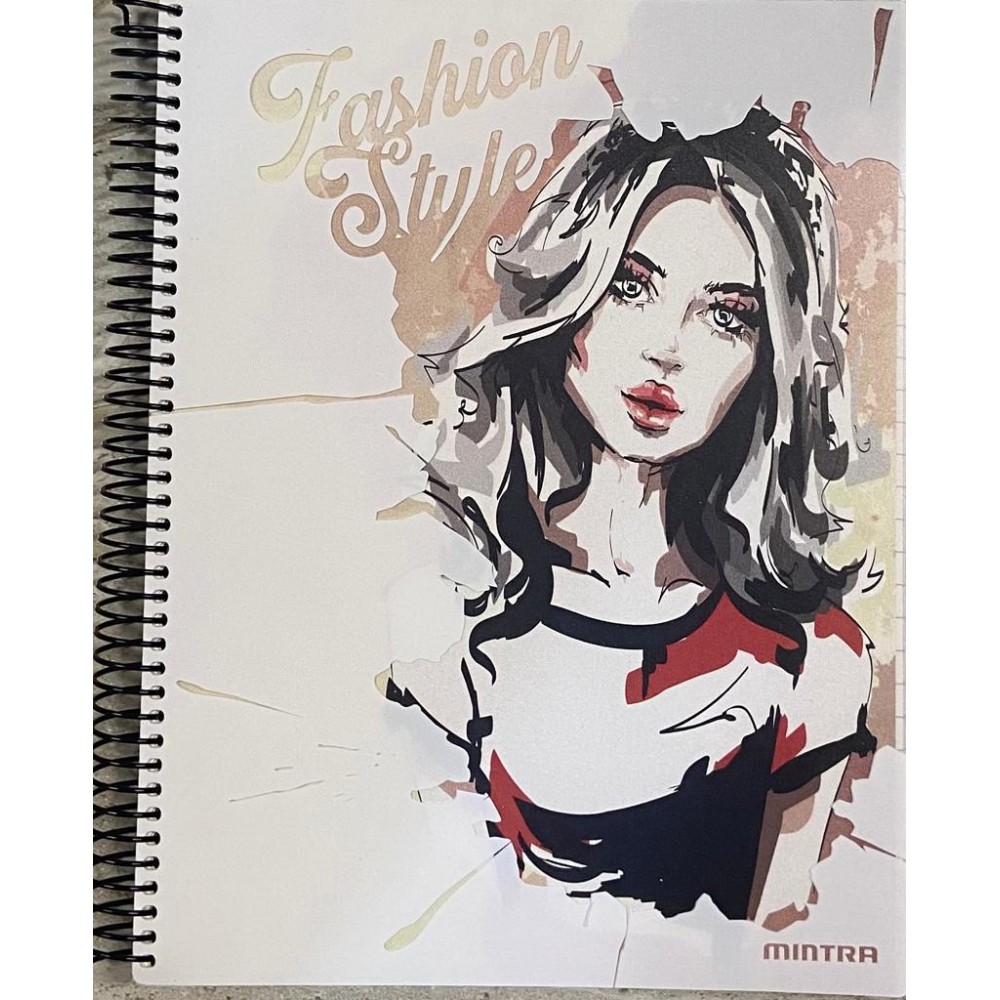 Fashion style notebook A4 90 sheets