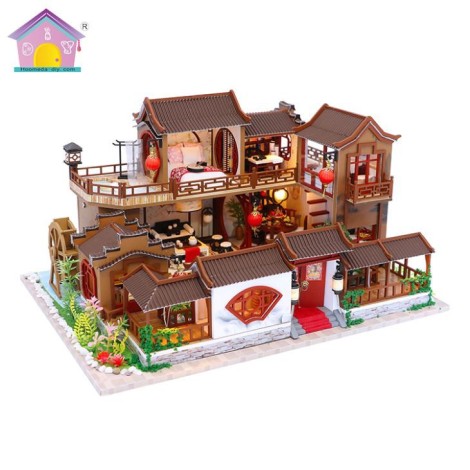 China manufacture of educational 3d wooden house