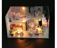 DIY Miniature Dollhouse Kit Monarca Maria's Pink Melody