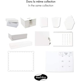 Maildor White jewelry box