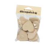 Pack of 12 magnetic hearts