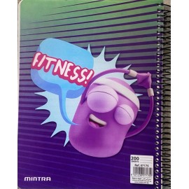 Mintra 200 sheets A5 fitness!
