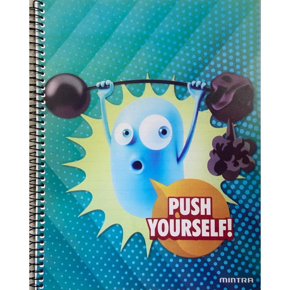 Mintra 60 sheets A4 push yourself