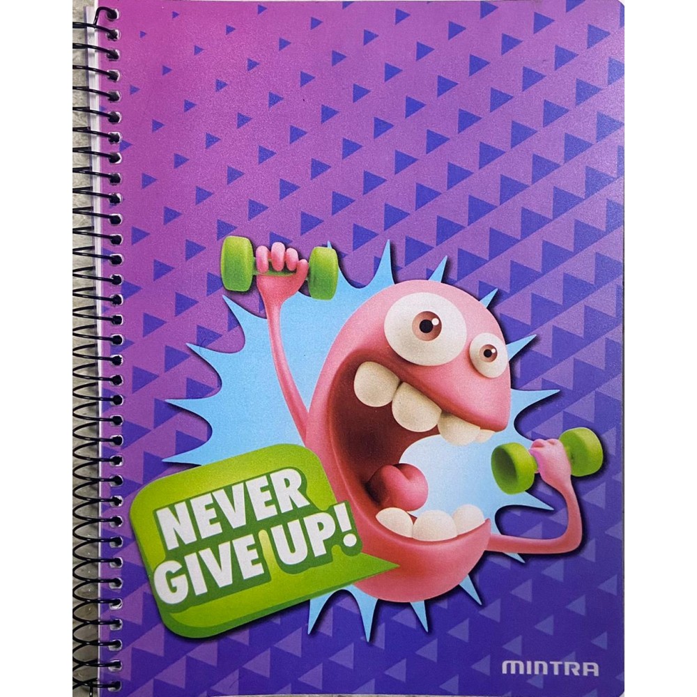 Mintra 100 sheets A5 never give up 