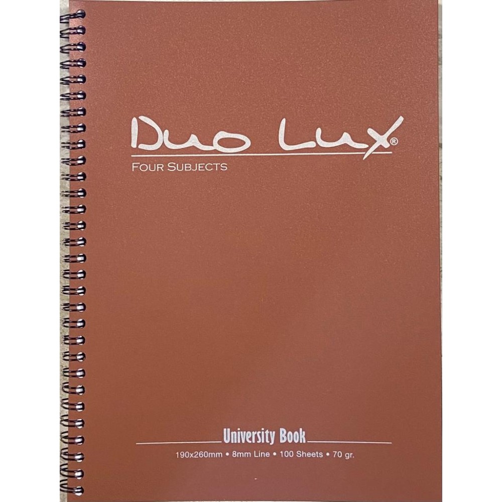 Duo lux four subjects 100 sheets