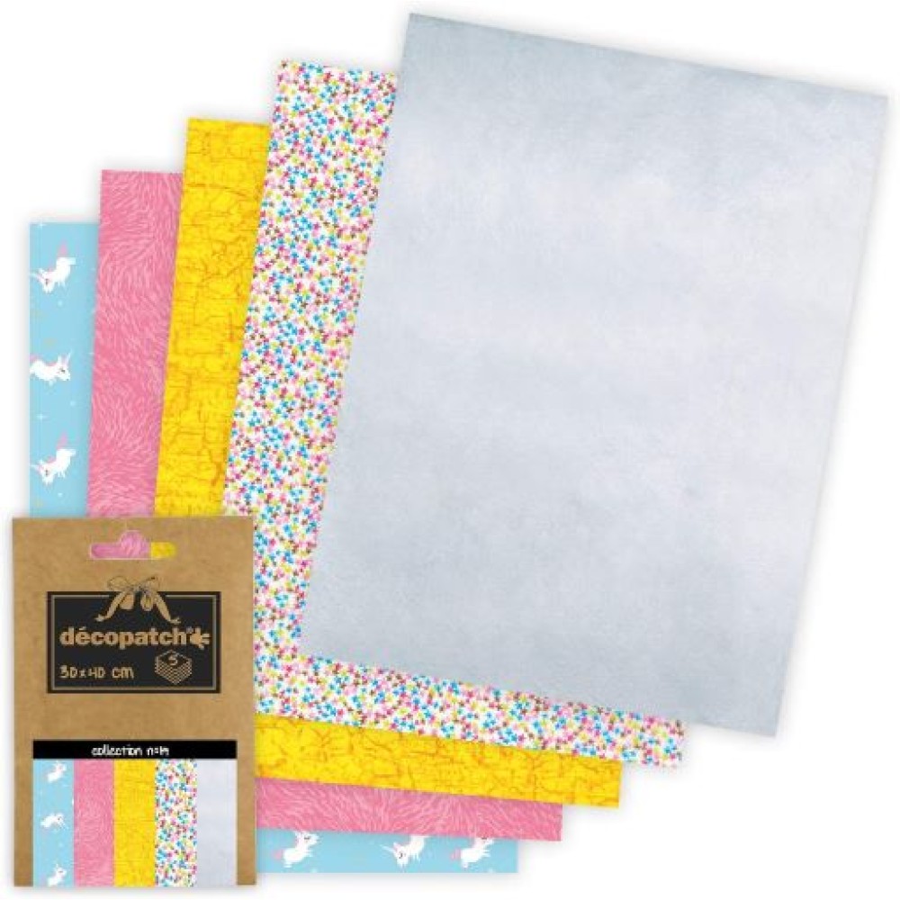 décopatch DP019O Pocket Papers Collection No.19