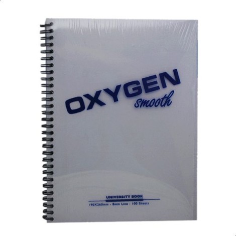 Oxygen smooth notebook