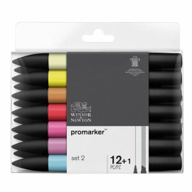 Promarker 12+1 Set 2 | Winsor & newton Promarker 12+1 Set 2 | Winsor & newton - Thumbnail 1