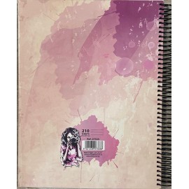 Fashion style notebook A4 210 sheets 