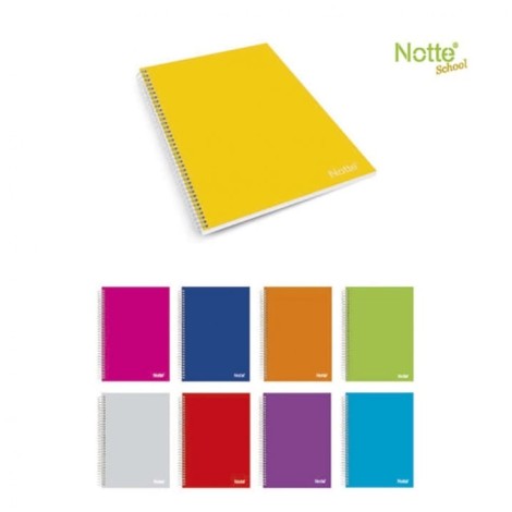 Notte Exercise book A5 120 sheets with wires