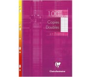 Clairefontaine A4 Square 5/5 Printed Multi-Punched Double Sheet - White (Pack of 50 Sheets)