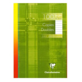 Clairefontaine A4 Unpunched Double Sheets, 90 g, Lined, 50 Sheets