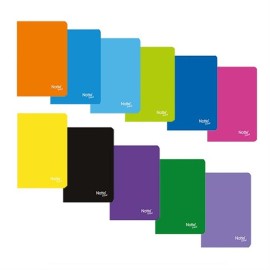 Notte Plastic Lined Notebook 80 sheets A4