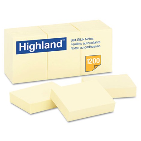 Highland Self-Sticking Notepads