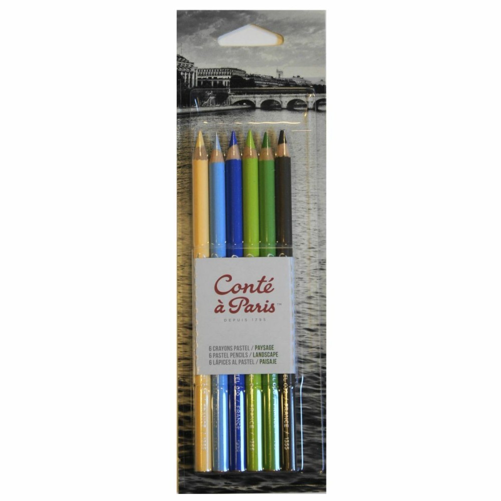 Pastel Pencils  Landscape set of 6 | Conté À Paris