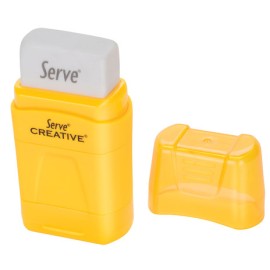 Serve Creative Pencil Sharpener Eraser 