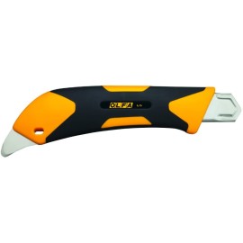 Olfa L-5 Fiberglass Rubber Grip Ratchet-Lock Utility Knife