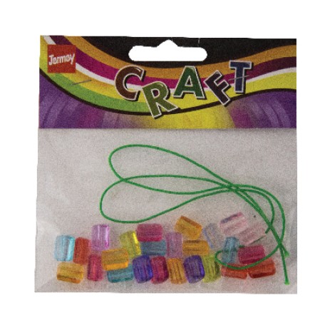 Cylindrical Colorful Beads