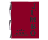 JUMBO Notebook Multiple 4 Subjects 