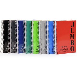 JUMBO Notebook Multiple 5 Subjects	