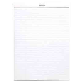 Rhodia Notepads A4 No. 18 Lined White